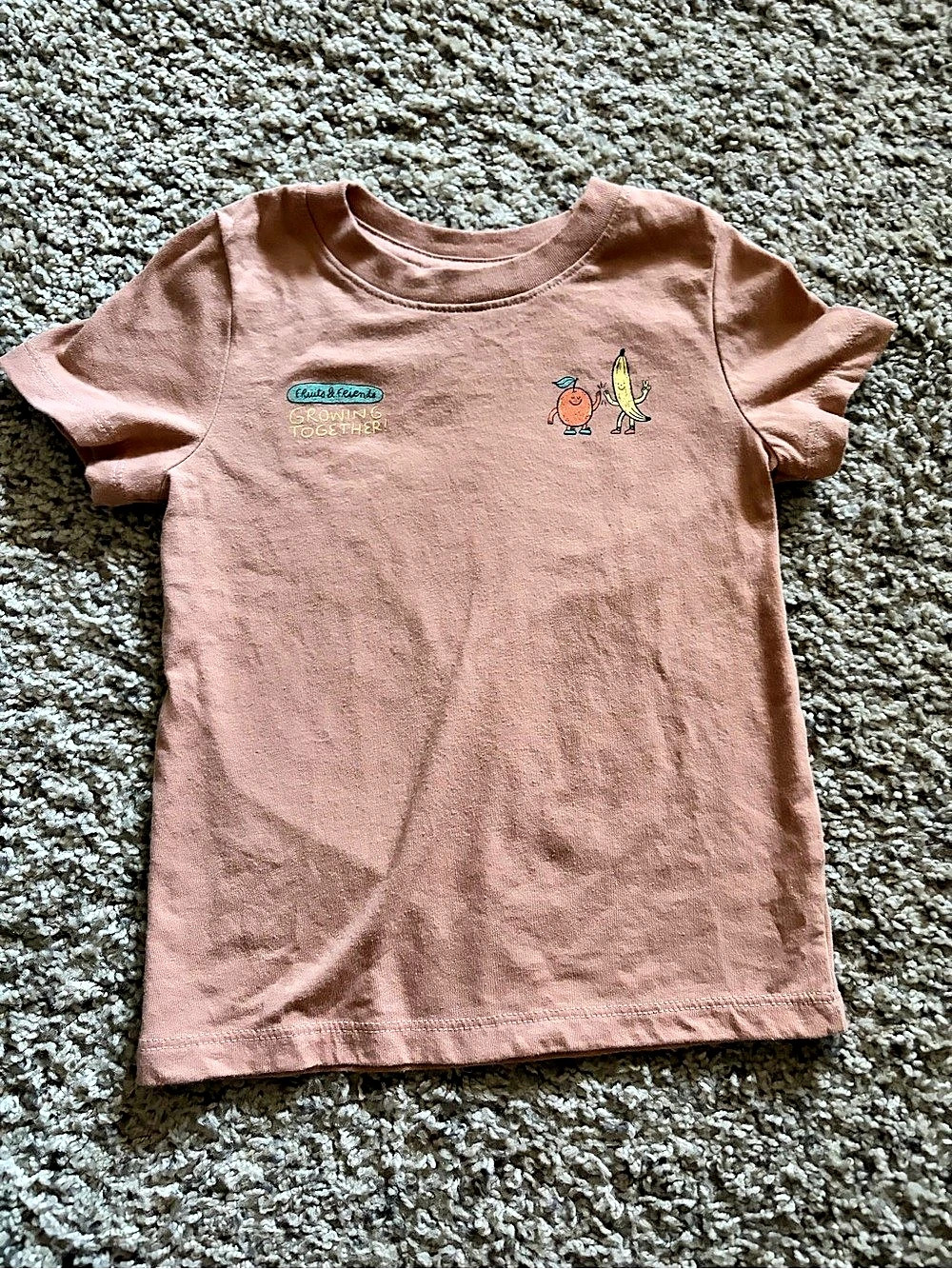 Kids Pink Short Sleeve Graphic Tee